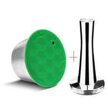 Load image into Gallery viewer, 2019 New Fashion Comfortable Multi-pattern Household Stainless Steel Coffee Filter Reusable Coffee Capsule Make For Dolce Gusto