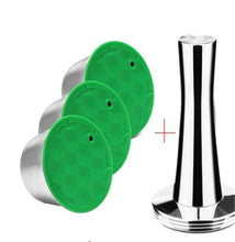 Load image into Gallery viewer, 2019 New Fashion Comfortable Multi-pattern Household Stainless Steel Coffee Filter Reusable Coffee Capsule Make For Dolce Gusto