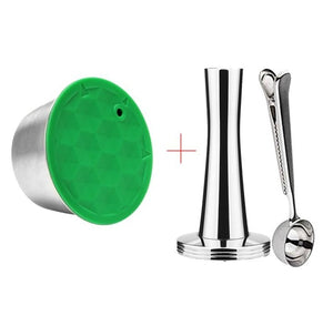 2019 New Fashion Comfortable Multi-pattern Household Stainless Steel Coffee Filter Reusable Coffee Capsule Make For Dolce Gusto