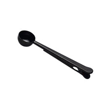 Load image into Gallery viewer, eTya 1PC Multifunction Stainless Steel Food Spoon Milk Tea Ground Coffee Scoops With Bag Clip Sealing Powder Drinkware Tools