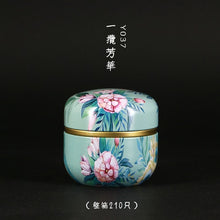 Load image into Gallery viewer, 50ml  Japanese style Kitchen Tea Box Jar Storage Holder Sweetmeats Candies Cans Teaware Tea Caddies tin containers storage box