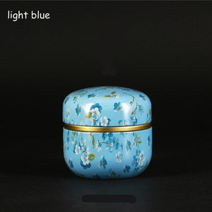 hot sale PortableTea set Travel Household Sealed Can Tea  Tea Jar  Container Chinese Style Multifunction Metal Tea Box With Lid