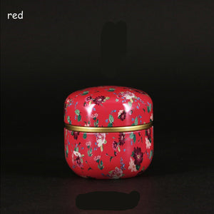 hot sale PortableTea set Travel Household Sealed Can Tea  Tea Jar  Container Chinese Style Multifunction Metal Tea Box With Lid