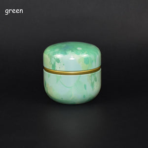 hot sale PortableTea set Travel Household Sealed Can Tea  Tea Jar  Container Chinese Style Multifunction Metal Tea Box With Lid