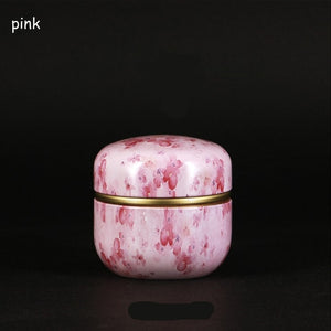 hot sale PortableTea set Travel Household Sealed Can Tea  Tea Jar  Container Chinese Style Multifunction Metal Tea Box With Lid