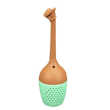 Load image into Gallery viewer, Gesture Hand Signal Shaped Silicone Butterfly Shaped Tea Infuser Strainer Tea Filter Tea Ball Kitchen Tools