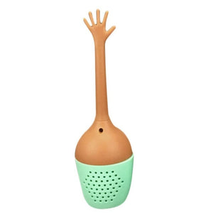 Gesture Hand Signal Shaped Silicone Butterfly Shaped Tea Infuser Strainer Tea Filter Tea Ball Kitchen Tools