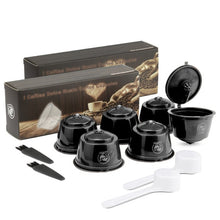 Load image into Gallery viewer, Upgraded Coffee Capsule For Nescafe Dolce Gusto Reusable Coffee Tea Filters Dripper Baskets Get 1 Brush 1 Spoon