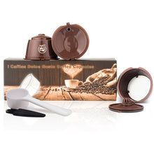Load image into Gallery viewer, Upgraded Coffee Capsule For Nescafe Dolce Gusto Reusable Coffee Tea Filters Dripper Baskets Get 1 Brush 1 Spoon