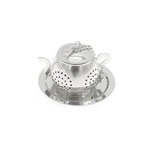 Stainless Steel Teapot Shape Tea Infuser Spice Flower Tea Strainer Herbal Filter Kitchen Teaware Accessories Tea Ball Teesieb