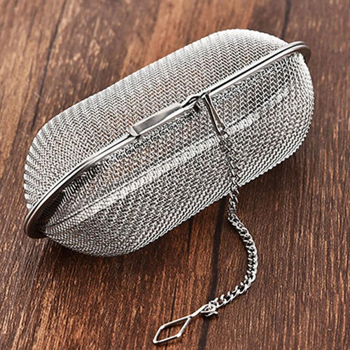 Pratical Tea Strainer Filter Hanging Safe Reusable Mesh Tea Strainer Stainless Tea Infuser Strainer Steel Kitchen Tool #705